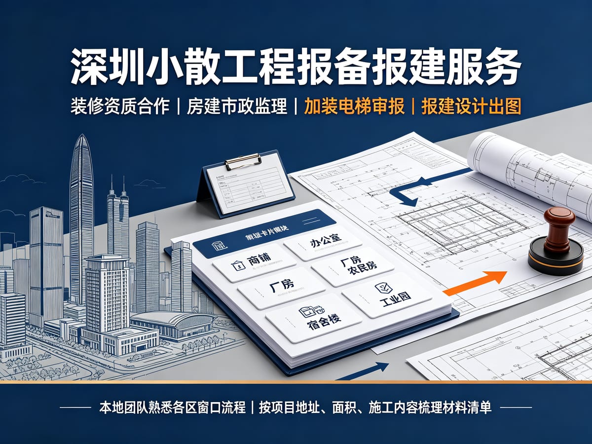 南山区粤海街道办厂房加装电梯审图代办资质要求