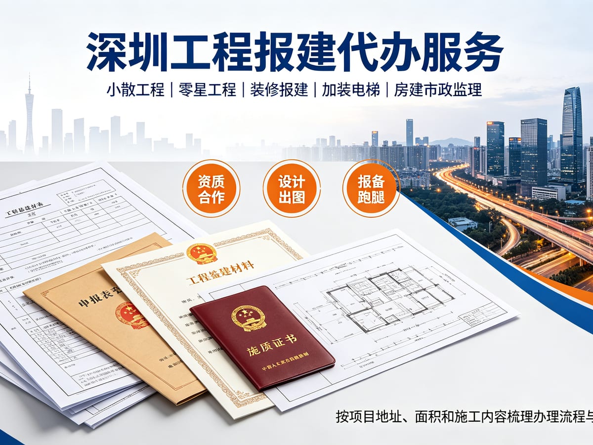 报建图设计｜厂房改建、装修改造、农民房相关报建：专业深度与签章