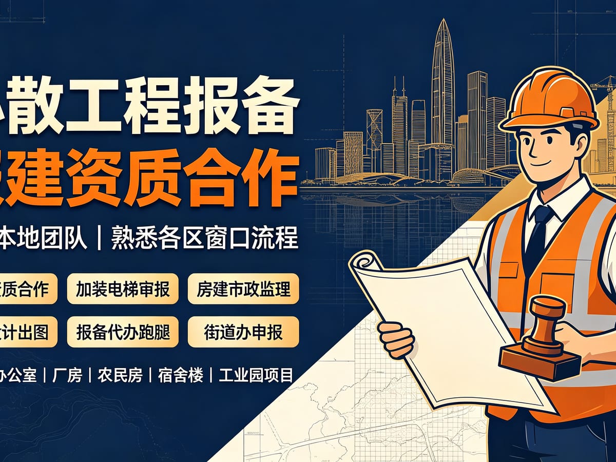 罗湖区街道办市政工程监理挂靠办理条件