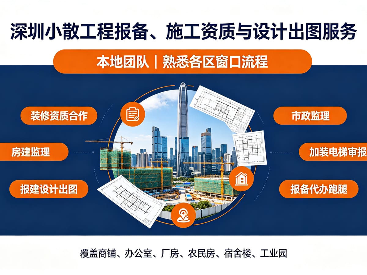 坪山区坑梓街道办 小散工程消防备案施工出图｜避坑指南